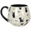 Grande tasse  motif chats et chauves-souris (50cl)