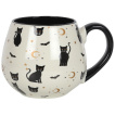 Grande tasse  motif chats et chauves-souris (50cl)