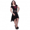 Haut gothique court  manches courtes avec roses ensanglantes