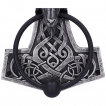 Heurtoir de porte marteau viking à tête de bélier (15,9cm)