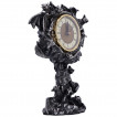 Horloge gothique couverte de chauves-souris