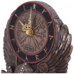 Horloge guerrier viking  cadrant grav symbole vegvisir