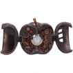 Horloge steampunk en forme de pomme