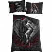 Housse de couverture DEAD KISS double face (135x200cm) + 2 taies d'oreiller UK et EU