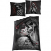 Housse de couverture DEAD KISS double face (135x200cm) + 2 taies d'oreiller UK et EU