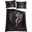 Grande housse de couverture DEAD KISS double face (200x200cm) + 2 taies d'oreiller UK et EU