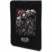 Housse porte-folio pour liseuse Kindle avec La Mort pointant ses pistolets