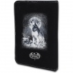 Housse porte-folio pour liseuse Kindle avec loup dans une fort enneige