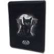 Housse porte-folio pour tablette iPad Air avec chat noir à ailes et dents de vampire