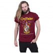 T-shirt homme bordeaux GRYFFONDOR - Harry Potter (Licence Officielle)