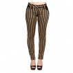 Jegging femme skinny ray noir et beige - BANNED