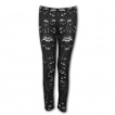 Legging femme gothique à cranes et os style catacombes