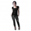 Legging femme style rock aspect cuir