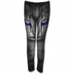 Leggins femme gothique avec chat coulant de larmes