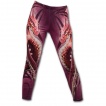 Leggins femme gothique poupre avec dragon scandinave