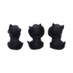 Lot de 3 figurines chatons de la sagesse (8,8cm)