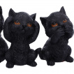 Lot de 3 figurines chatons de la sagesse (8,8cm)