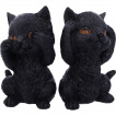 Lot de 3 figurines chatons de la sagesse (8,8cm)