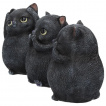Lot de 3 Figurines chats 