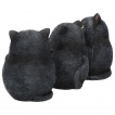 Lot de 3 Figurines chats 