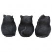 Lot de 3 Figurines chats 