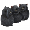 Lot de 3 Figurines chats 