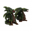 Lot de 2 figurines dragons verts des forts (9cm) - Nemesis Now