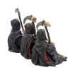 Lot de 3 figurines faucheuses (9,5cm) - Nemesis Now