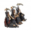 Lot de 3 figurines faucheuses (9,5cm) - Nemesis Now