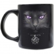 Lot de 2 Mugs gothiques avec chat noir  pentagramme