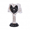 Mains squelettes formant un coeur