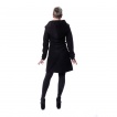 Manteau  capuche goth-rock femme noir DECAY - Vixxin