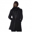 Manteau femme  encolure pentacle 