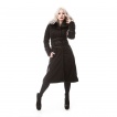 Manteau gothique femme noir SECRET - Poizen Industries