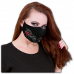 Masque ajustable bouche et nez coton TRIBAL ROSE (Import UK - Non norm AFNOR)