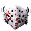 Masque Poizen Industries Spike Mask White/Blood