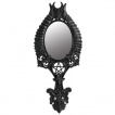 Miroir à main gothique à cornes et pentacle - Restyle