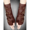 Mitaines steampunk femme marrons  boucles - Restyle