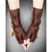 Mitaines steampunk femme marrons  boucles - Restyle