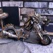 Moto dcorative steampunk  tte de dragon Dracus Birota (29cm)