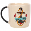 Mug  ancre de marine faon tattoo 