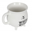 Mug blanc en forme de chaudron 