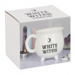 Mug blanc en forme de chaudron 