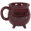 Mug bordeaux en forme de chaudron Hocus Pocus