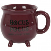 Mug bordeaux en forme de chaudron Hocus Pocus