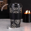 Mug de voyage / Travel mug en bambon noir  pentagrammes