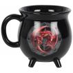 Mug en forme de chaudron  Dragon rouge Lammas - Anne Stokes