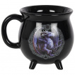 Mug en forme de chaudron à Dragon violet Samhain - Anne Stokes