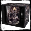 Mug gothique avec dmon Baphomet dans son temple