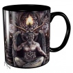 Mug gothique avec dmon Baphomet dans son temple